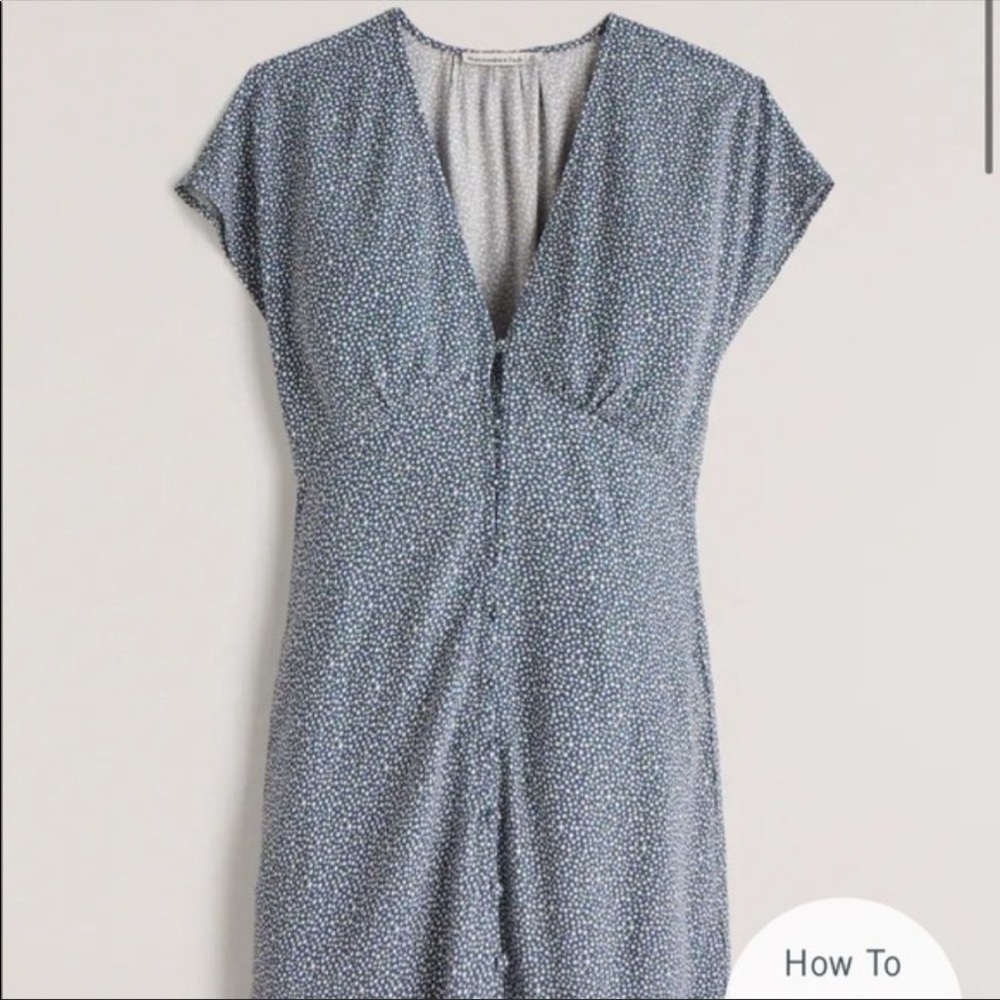 Abercrombie Button-Down Dolman Sleeve Mini Dress